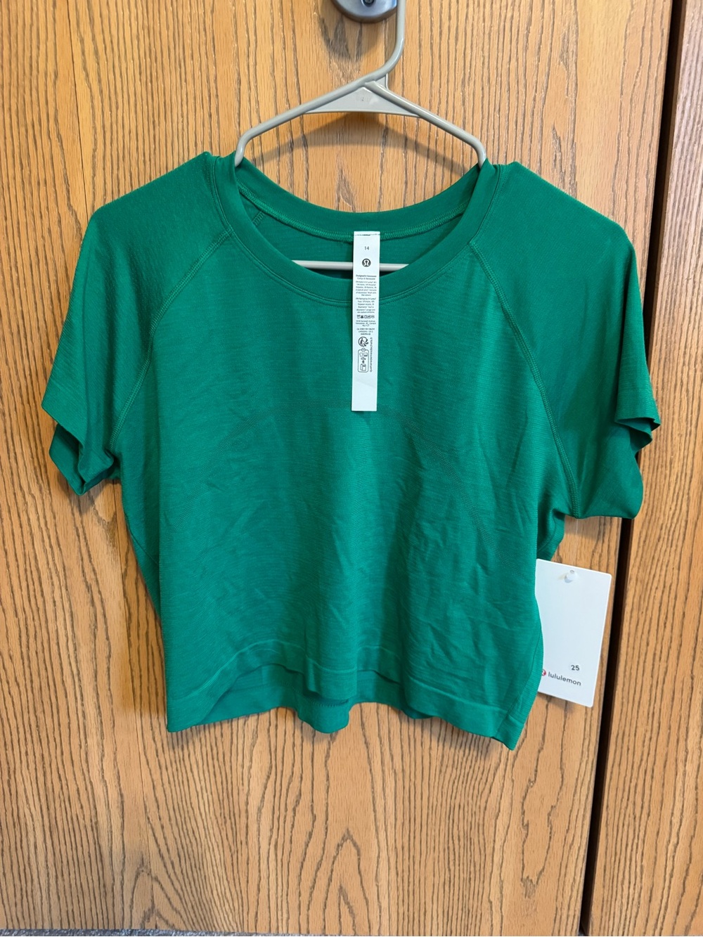 Lululemon Swiftly Tech Cropped Short-Sleeve Shirt 2.0